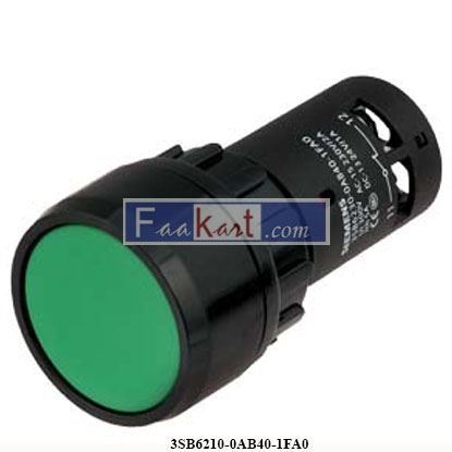 Picture of 3SB6210-0AB40-1FA0  SIEMENS  Compact pushbutton
