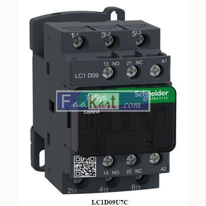 Picture of LC1D09U7  SCHNEIDER  contactor