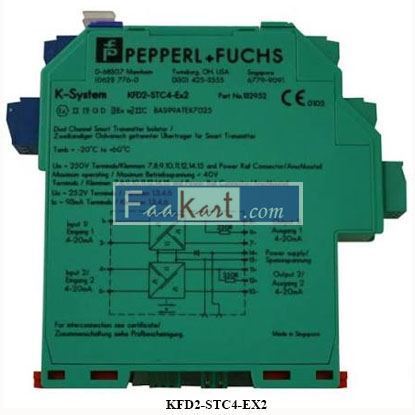 Picture of KFD2-STC4-EX2  229332  Pepperl+Fuchs  SMART TRANSMITTER POWER SUPPLY