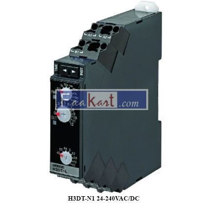 Picture of H3DT-N1 24-240VAC/DC  Omron Time Relay