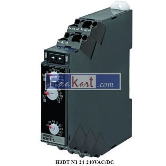 Picture of H3DT-N1 24-240VAC/DC  Omron Time Relay