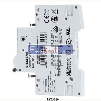 Picture of 5ST3010 SIEMENS AUXILIARY CURRENT SWITCH