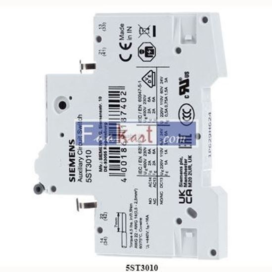 Picture of 5ST3010 SIEMENS AUXILIARY CURRENT SWITCH
