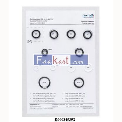 Picture of R900849392  Rexroth  SEAL KIT