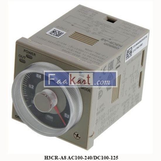 Picture of H3CR-A8-AC100-240/DC100-125  OMRON  Time Delay