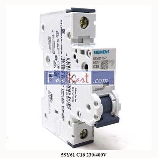 Picture of 5SY61 C16 230/400V SIEMENS MINATURE CIRCUIT BREAKER