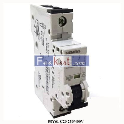 Picture of 5SY61 C20 230/400V  SIEMENS MINATURE CIRCUIT BREAKER