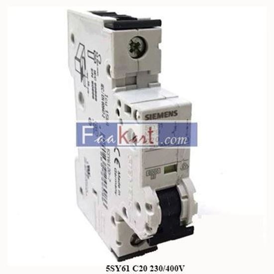 Picture of 5SY61 C20 230/400V  SIEMENS MINATURE CIRCUIT BREAKER