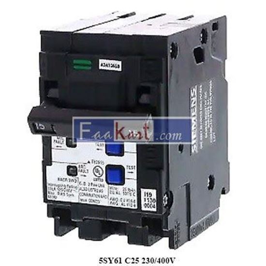 Picture of 5SY61 C25 230/400V  SIEMENS  MINATURE CIRCUIT BREAKER